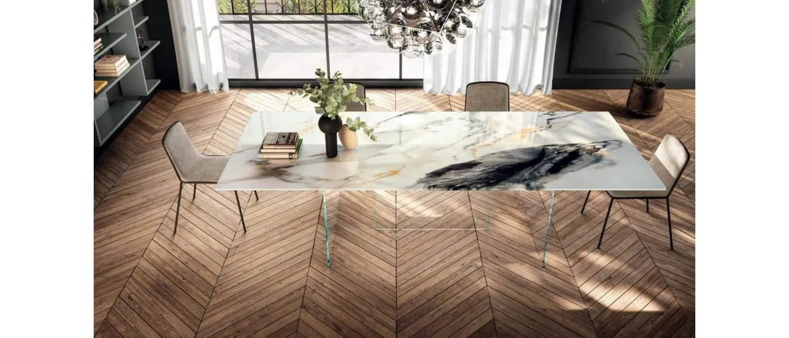 Tavolo Air Slim 2190X di Lago