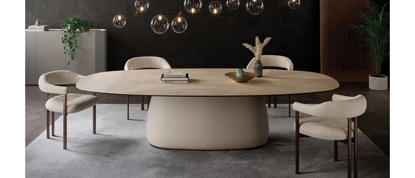 Tavolo Botero Keramik di Cattelan Italia