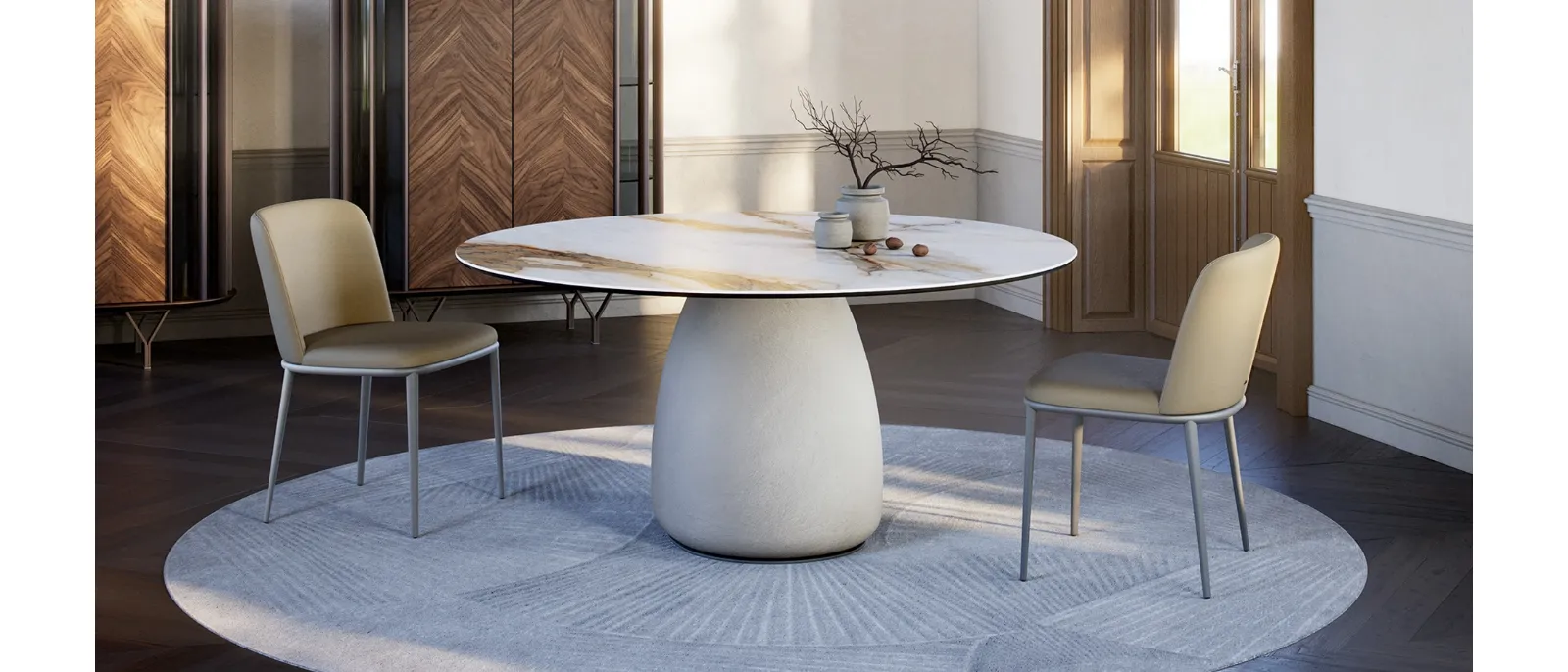 Tavolo Botero Keramik di Cattelan Italia