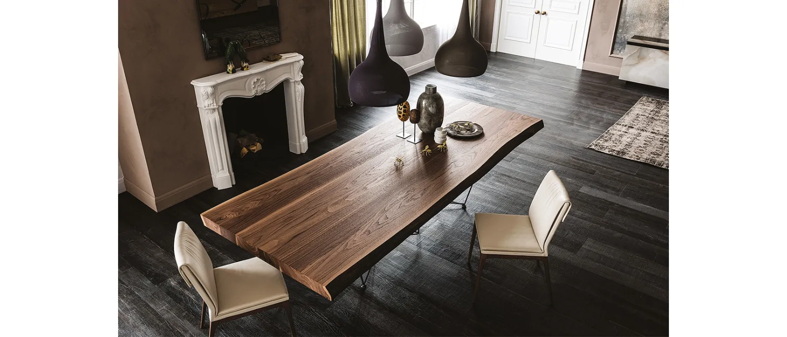 Tavolo Gordon Deep Wood di Cattelan Italia
