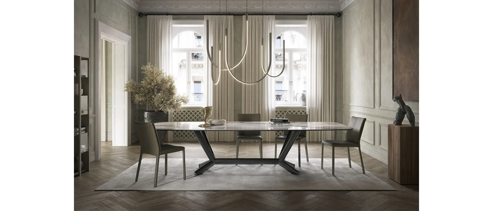 Tavolo Planer Keramik di Cattelan Italia