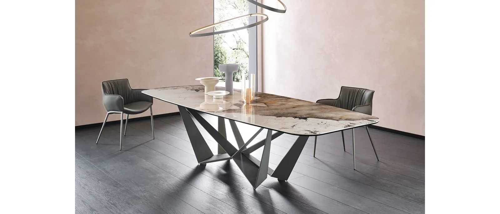 Tavolo Skorpio Keramik di Cattelan Italia
