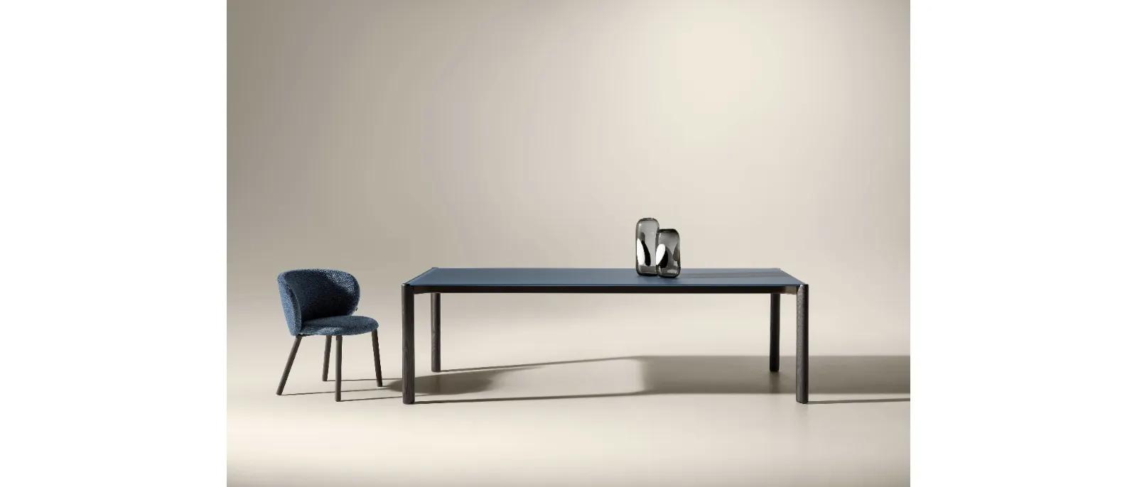 Tavolo in vetro Correr Slim 2762G di Lago
