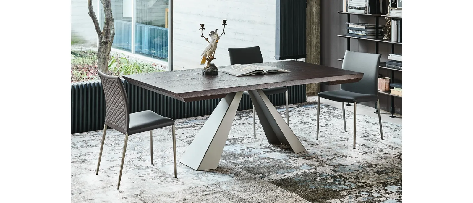 Tavolo allungabile Eliot Wood Drive di Cattelan Italia