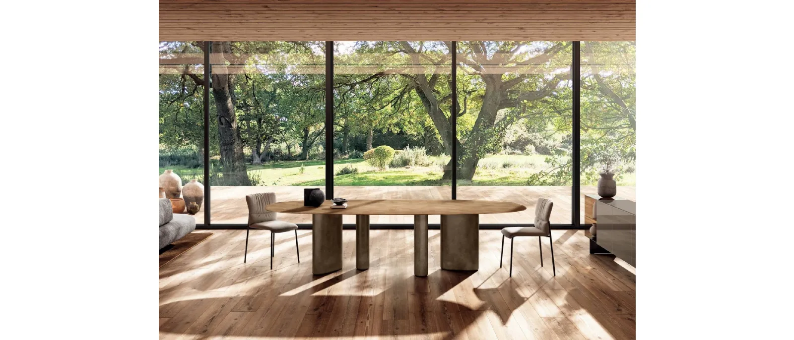 Tavolo in legno Hoa 2360 di Lago