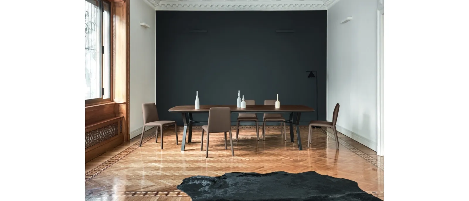 Tavolo Iron in Rovere Termotrattato di Sangiacomo