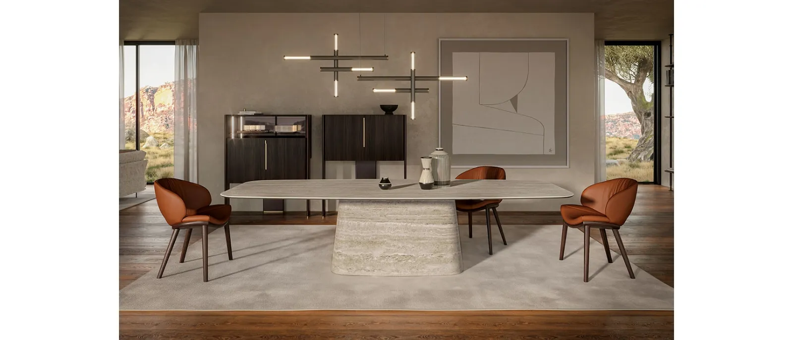 Tavolo Napoleon Keramik di Cattelan Italia