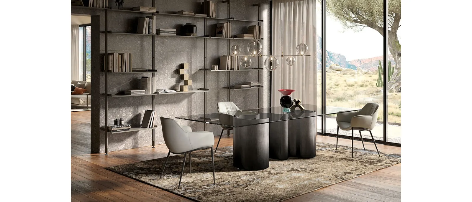 Tavolo Papel Glass di Cattelan Italia