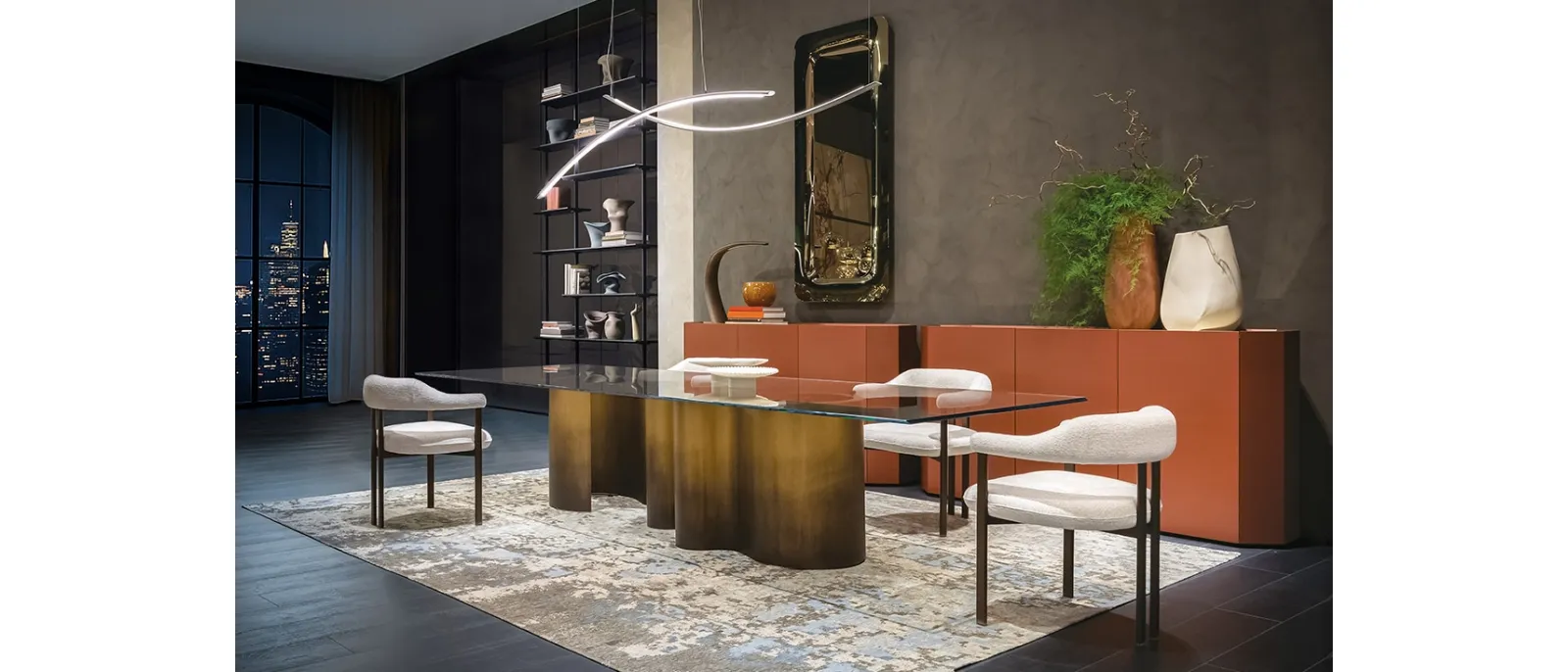 Tavolo Papel Glass di Cattelan Italia