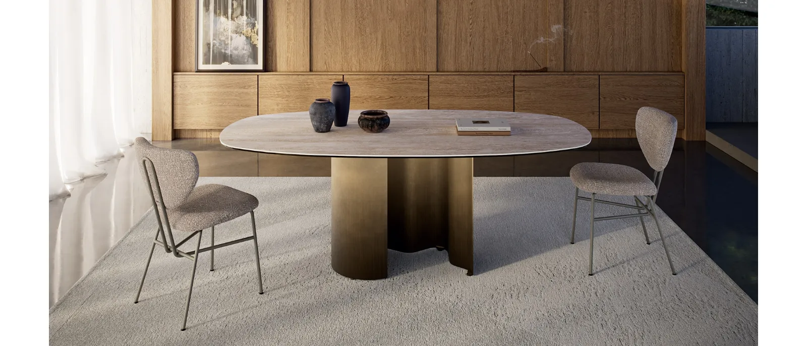 Tavolo Papelito Keramik di Cattelan Italia