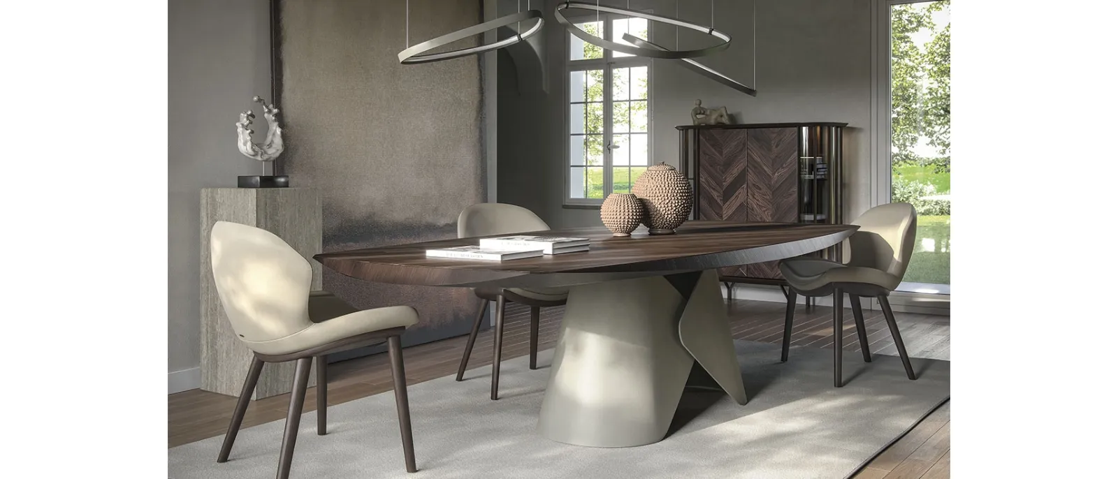 Tavolo Scott Wood di Cattelan Italia