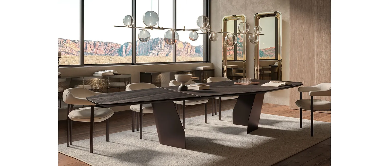 Tavolo Senator Wood di Cattelan Italia