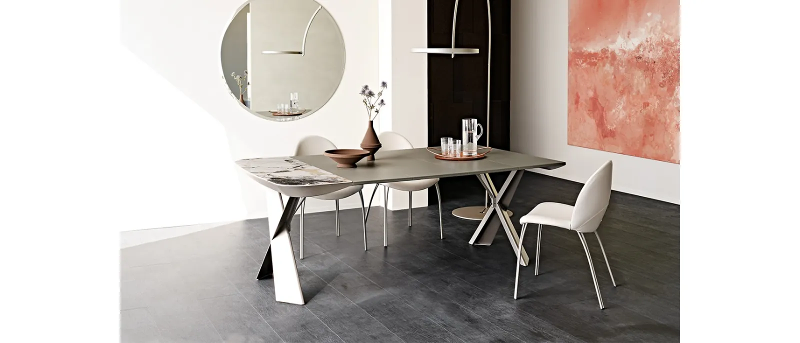 Tavolo Consolle allungabile Terminal Keramik Drive di Cattelan Italia