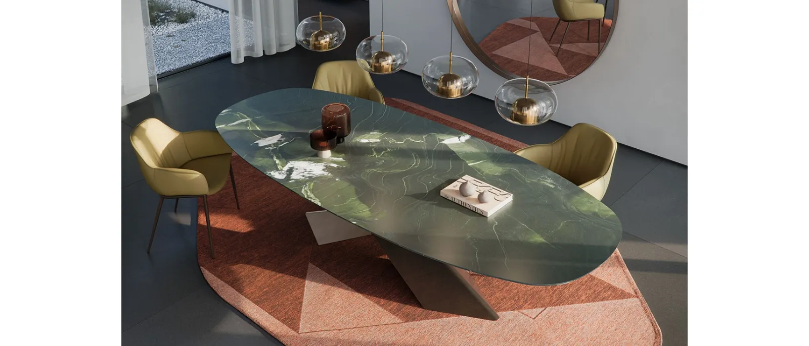 Tavolo Tyron Marble di Cattelan Italia