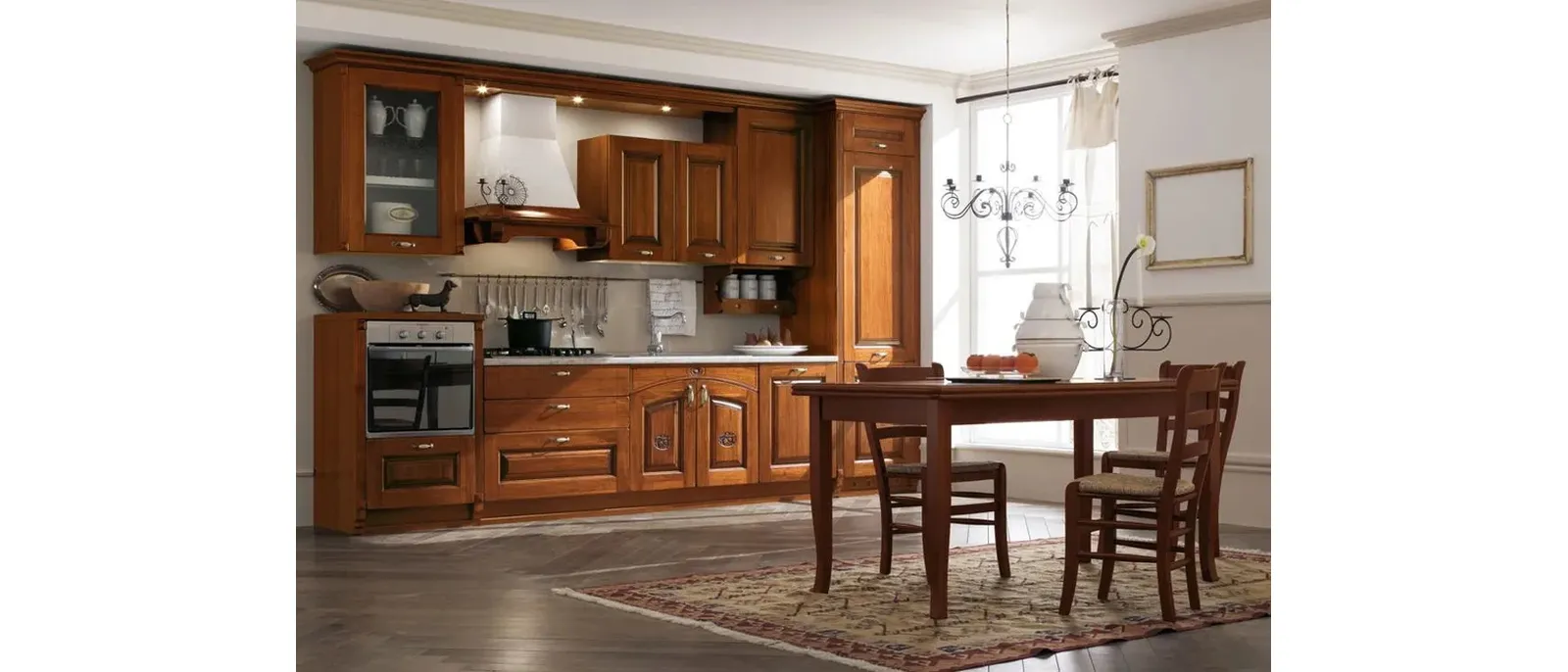 Cucina Classica lineare Castellana 02 di Ar-Tre