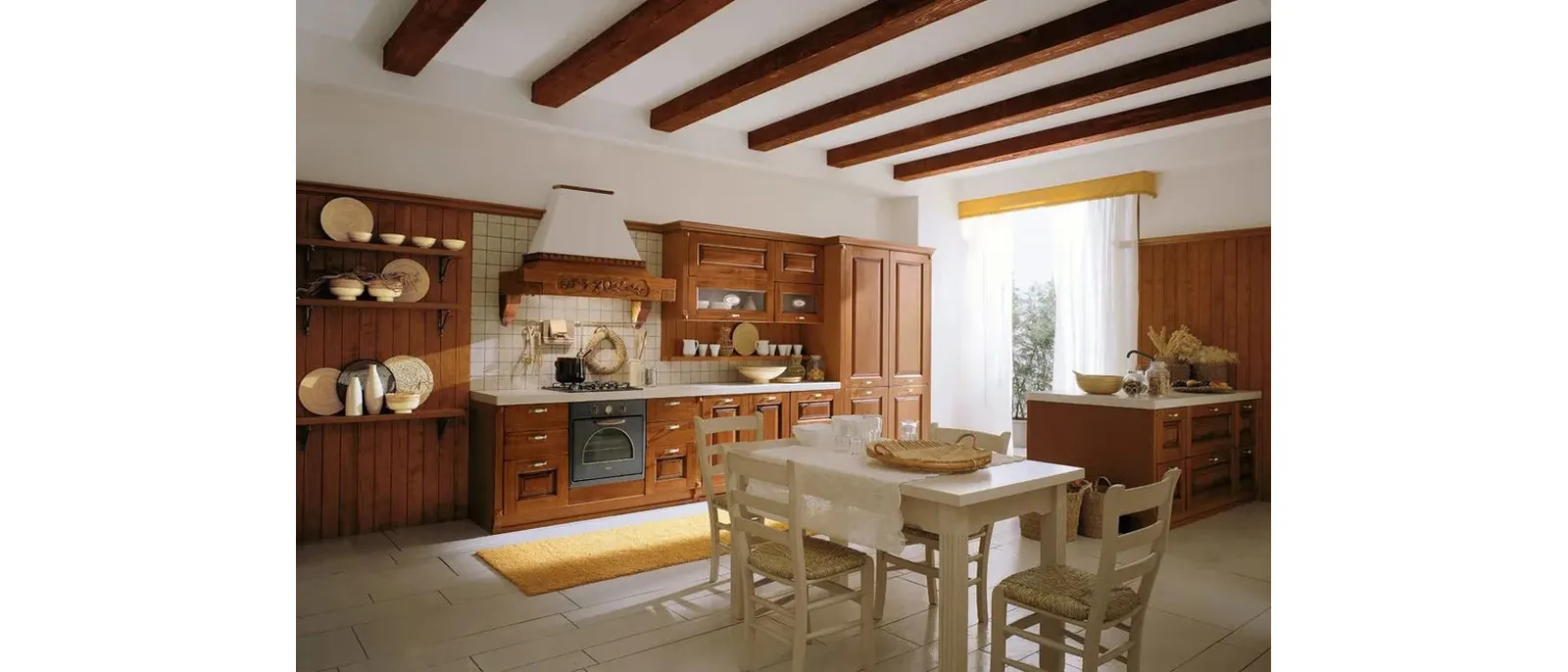 Cucina Classica con penisola Castellana 04 di Ar-Tre
