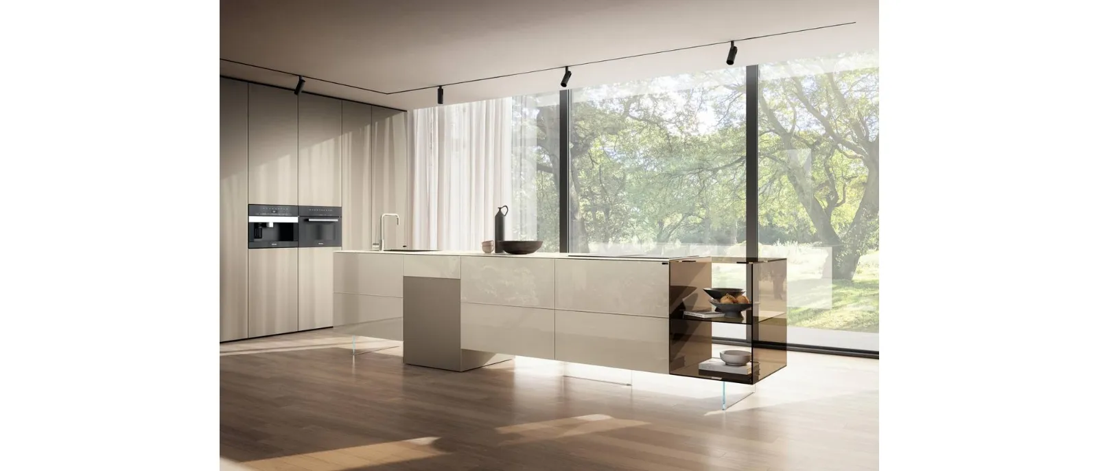 Cucina Design con isola 36e8 Project 2817 di Lago