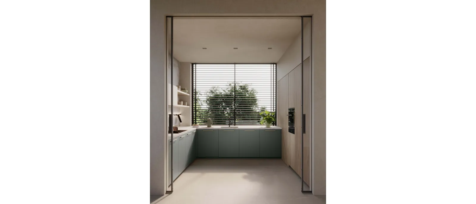 Cucina Design angolare Tiffany 01 di Zecchinon Cucine