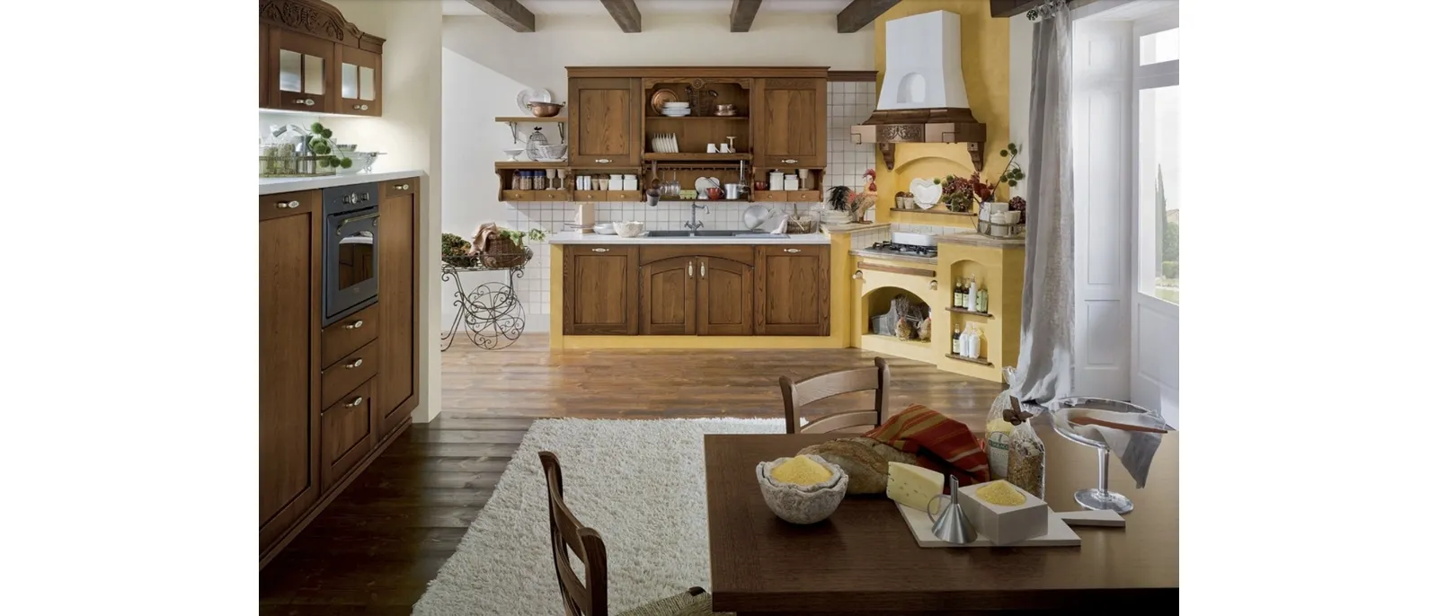 Cucina angolare in Muratura Signoressa 02 di Ar-Tre