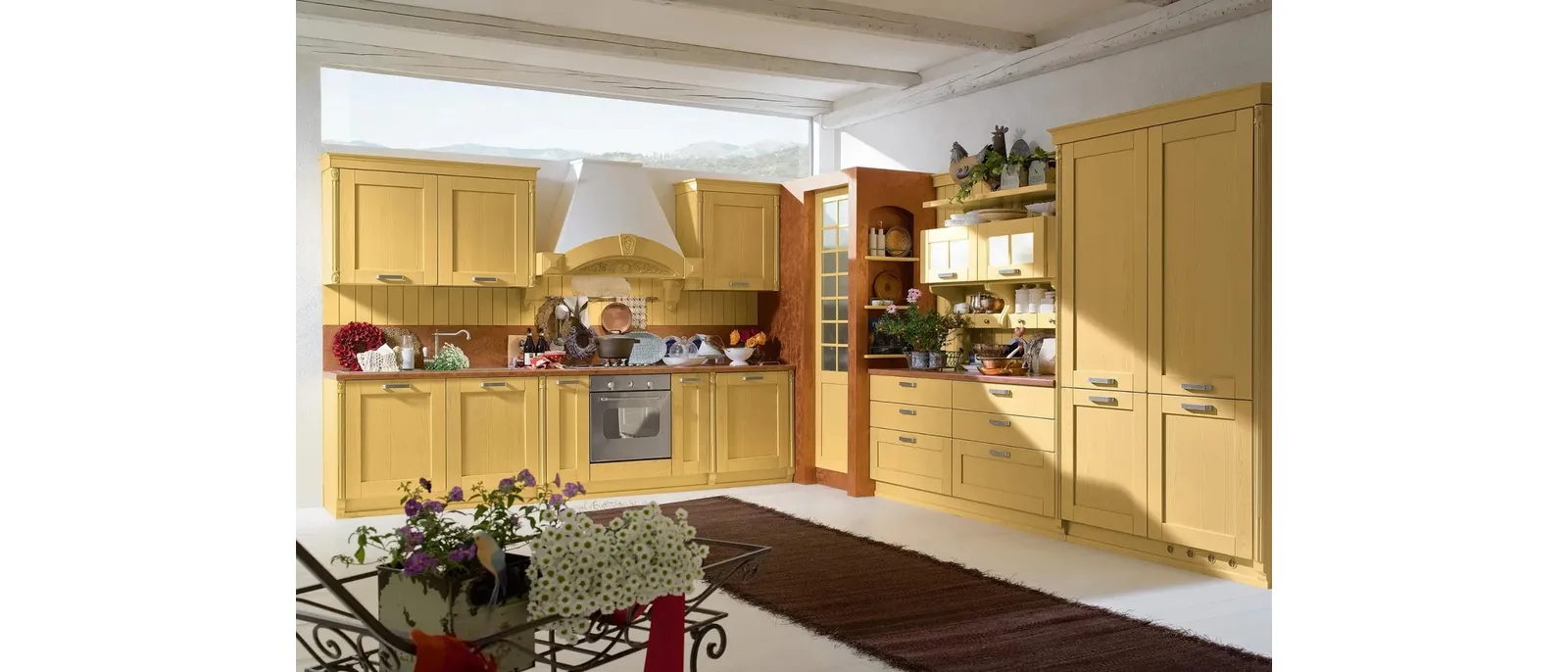 Cucina angolare in Muratura Signoressa 03 di Ar-Tre
