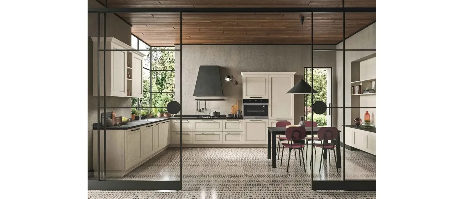 Cucina Moderna angolare Cloe 03 di Ar-Tre