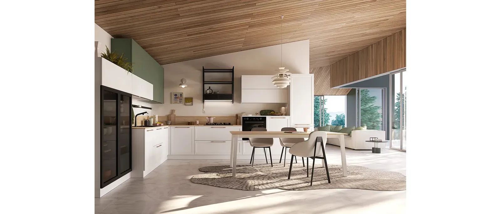 Cucina Moderna angolare Elite 01 di Ar-Tre