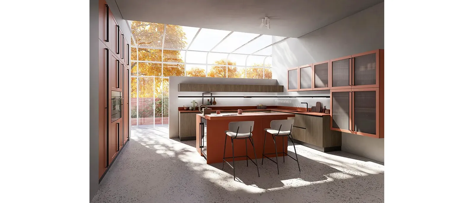 Cucina Moderna con isola Elite 04 di Ar-Tre