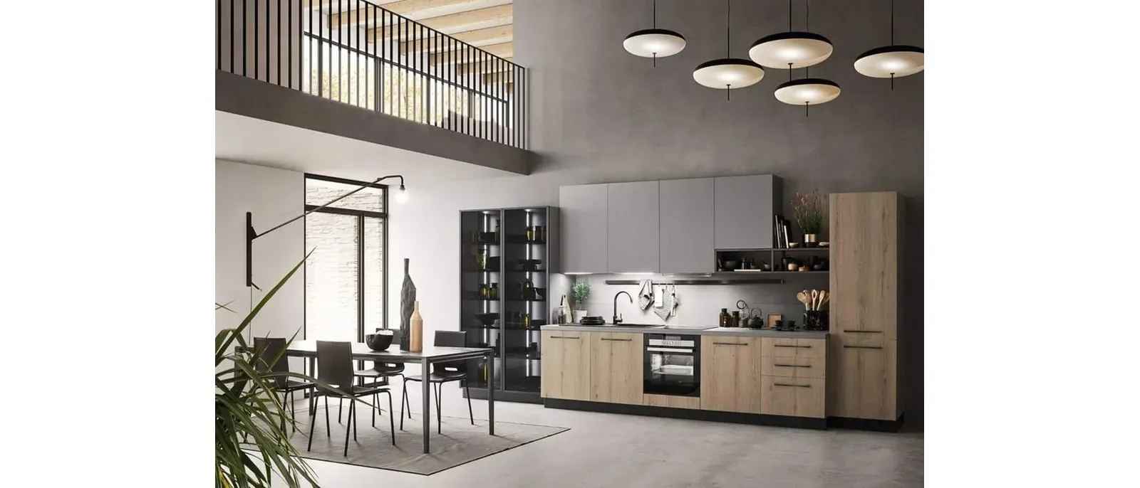 Cucina Moderna lineare Sky 05 di Ar-Tre