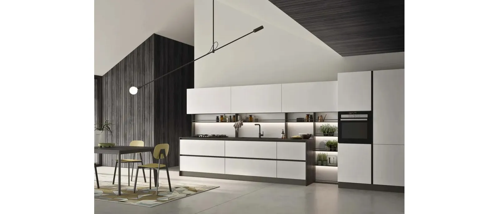 Cucina Moderna lineare Sky 06 di Ar-Tre