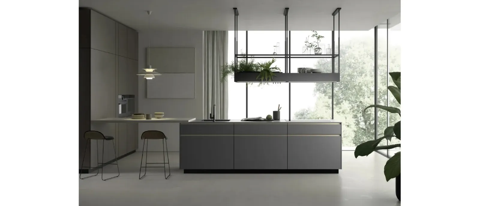 Cucina M2 Linea Grigio Bromo di Meson's Cucine