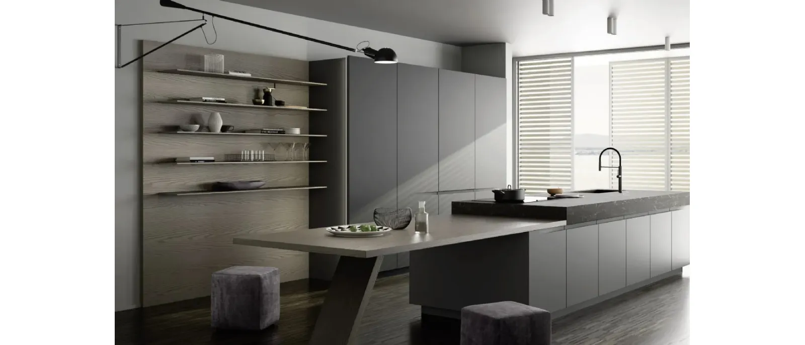 Cucina moderna M6 Vela Ferro di Meson's Cucine