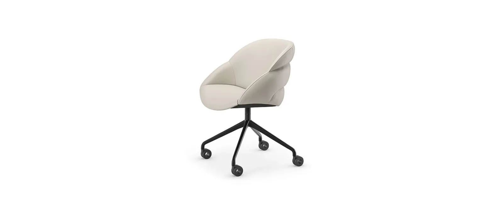 Sedia operativa girevole Camilla Wheels di Cattelan Italia